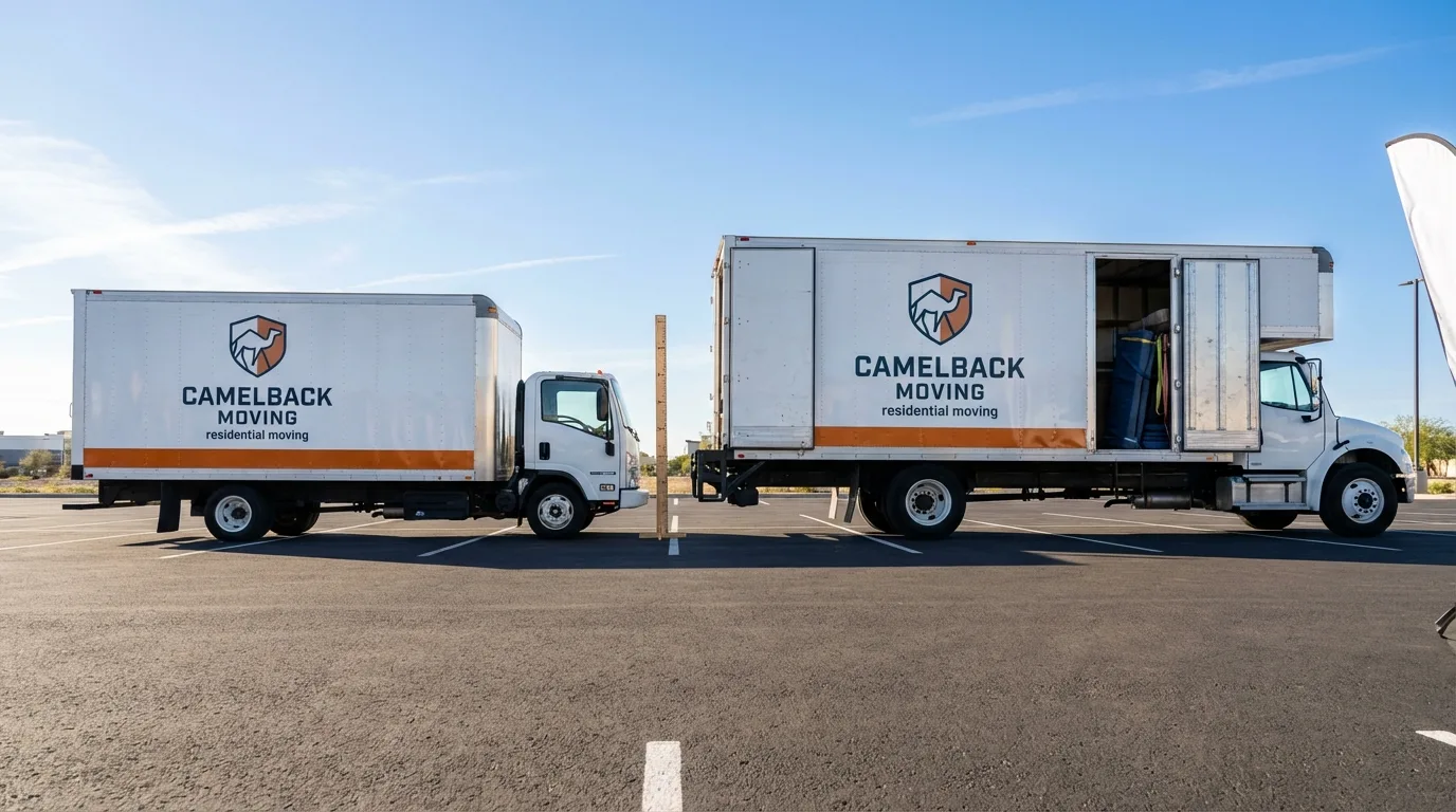 Moving truck size capacity guide in Elizabethtown
